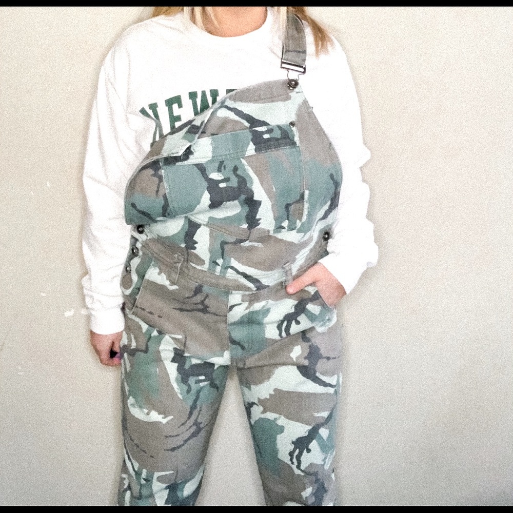 Camo Utility Overalls
